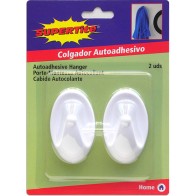Large Oval Adhesive Hook - 2pcs