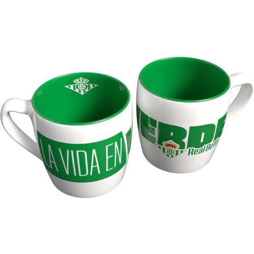 Betis Balompié Taza Bicolor - Espiritu de Equipo