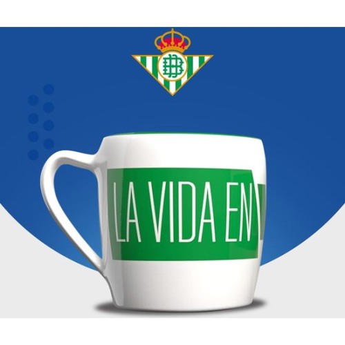 Betis Balompié Taza Bicolor - Espiritu de Equipo
