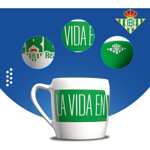 Betis Balompié Taza Bicolor - Espiritu de Equipo