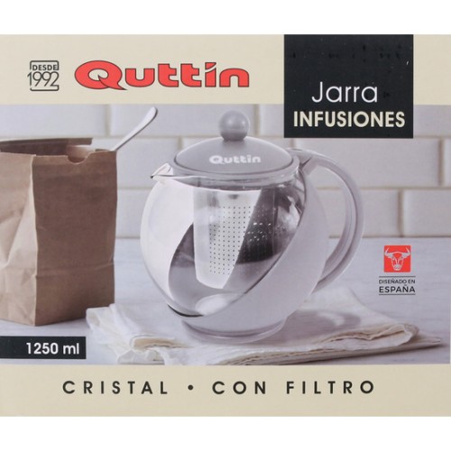 Glass Infusion Jug 1250ml Quttin