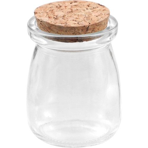 Tarrito Vidrio Tapon Corcho 100ml