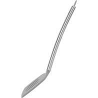 Slotted Silicone Turner with Steel Handle