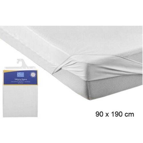 High-Quality White Fitted Sheet 90cm