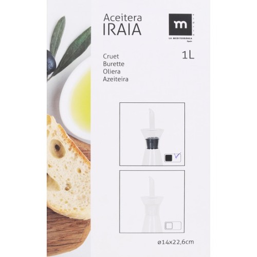 Aceitera Borosilicato Con Dosificador 1000cc