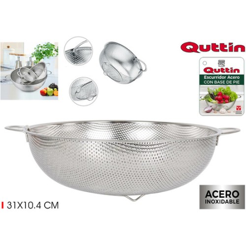 Stainless Steel Drainer 31x10.4cm Quttin