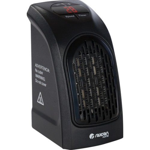Raydan Home Compact Black Heater 400w
