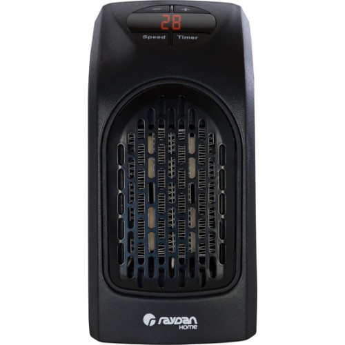 Raydan Home Compact Black Heater 400w
