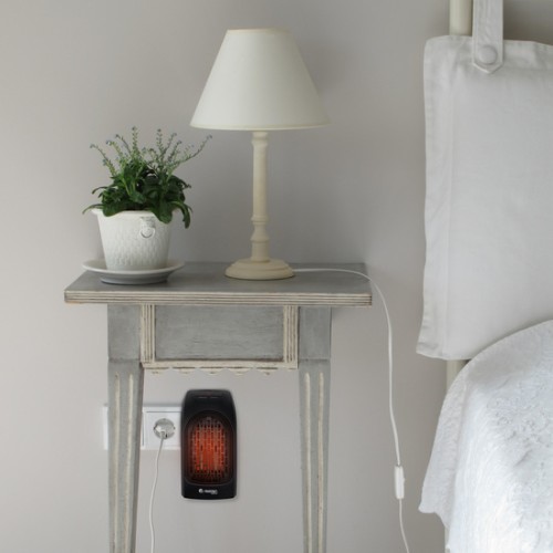 Raydan Home Compact Black Heater 400w