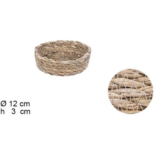Natural Round Seagrass Bread Basket