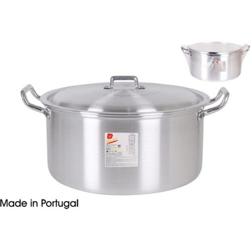 Cacerola Aluminio 28cm con Asas Menaje Duradero