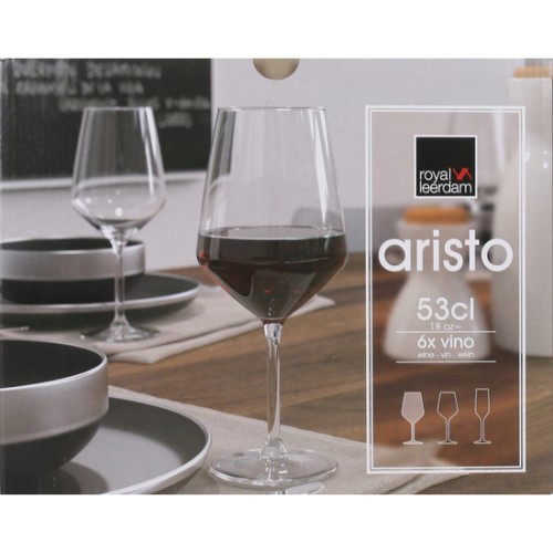 Set of 6 Wine Glasses 53cl Aristo - Perfect for All Occasions