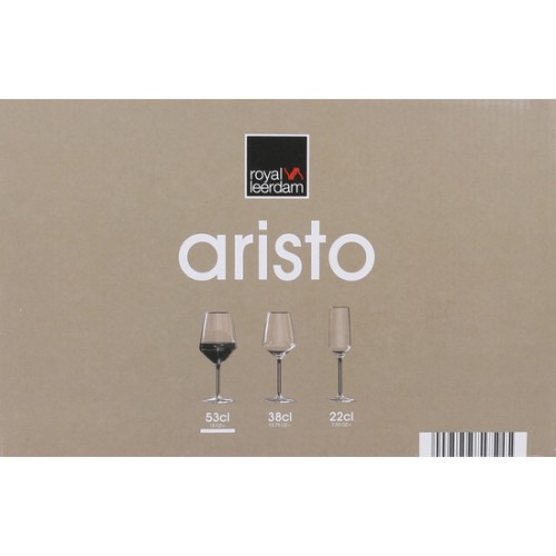 Set of 6 Wine Glasses 53cl Aristo - Perfect for All Occasions