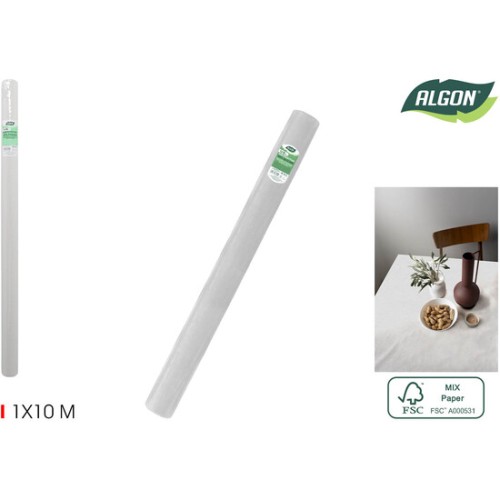 Rollo de Mantel Blanco 1x10 Algon