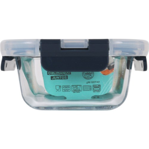 Rectangular Lunch Box with Lid 16x12cm