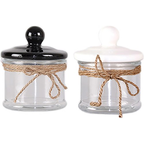 Small Transparent Container Assorted Colors for Organization