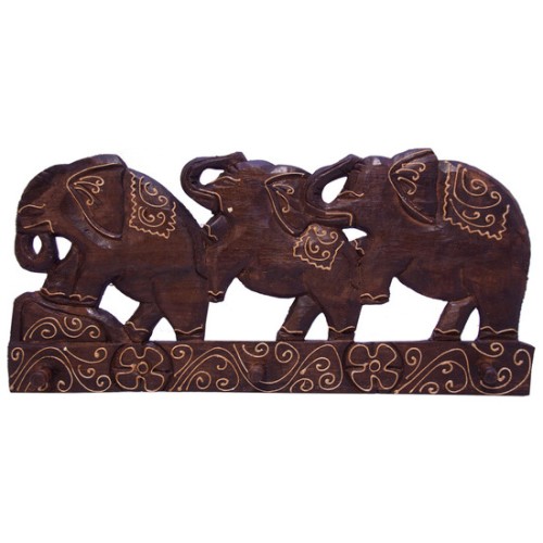 Percha Elefante Marrón