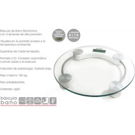 Báscula Baño Digital 150kg Red Basic Home para Monitoreo de Peso