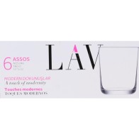 Set of 6 Glasses 360cc Assos
