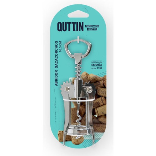Abridor Sacacorchos de Acero Inoxidable Quttin