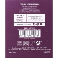 Prensa Hamburguesas Manual Quttin para Hamburguesas Perfectas