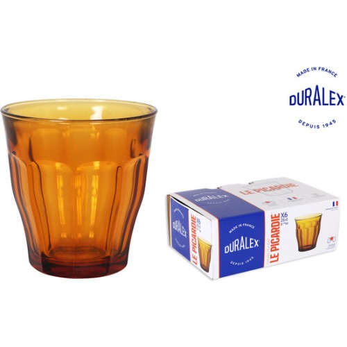 Set 6 Vaso 25cl Ámbar Picardie