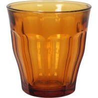 Set of 6 25cl Amber Glasses Picardie