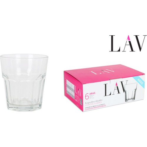 Set of 6 Water Glasses 305cc Aras