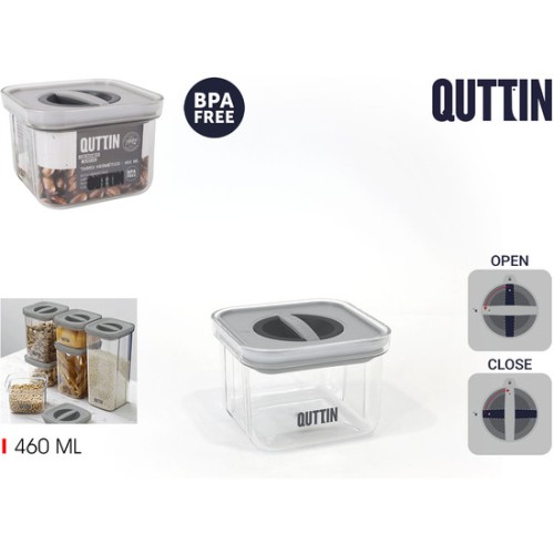 Hermetic PET Jar 460ml by Quttin