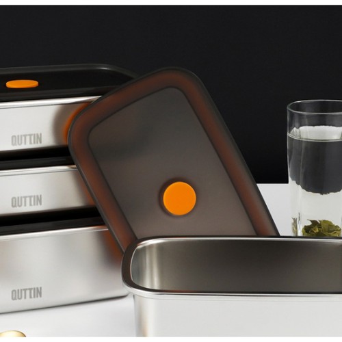 Fiambrera Hermética Rectangular 1000ml Quttin