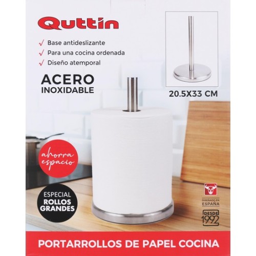Portarrollo Cocina Acero Confortime