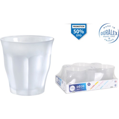 Set de 6 Vasos Frosted 25cl Picardie