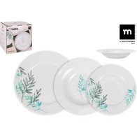 Round Dinnerware Set 18pcs Lora MD