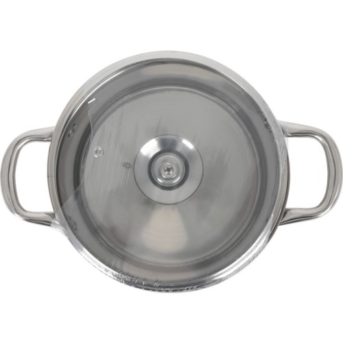 Cacerola de 20cm de Acero Inoxidable con Tapa Hermes