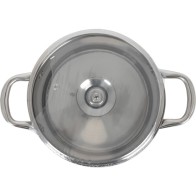 Cacerola de 20cm de Acero Inoxidable con Tapa Hermes