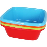 Barreño Cuadrado 6L Colores Surtidos
