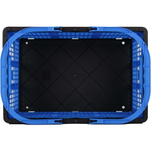 16L Foldable Box with Handles Blue/Black