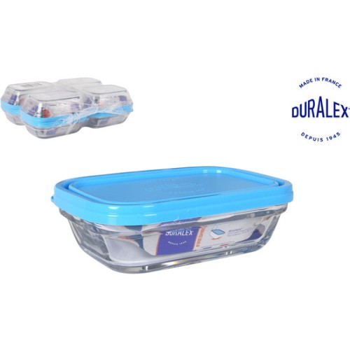 Fiambrera Rectangular 0.4L - Almacenamiento de Comida Portátil