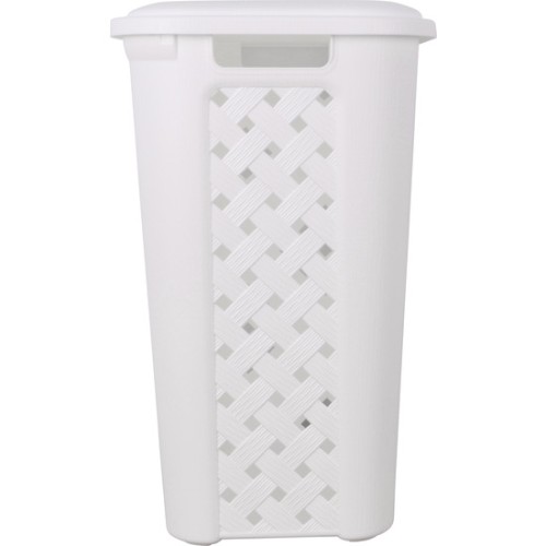 Arianna White Laundry Basket 30L