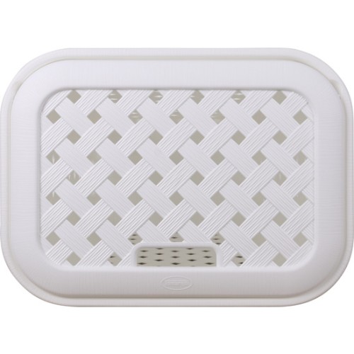 Arianna White Laundry Basket 30L