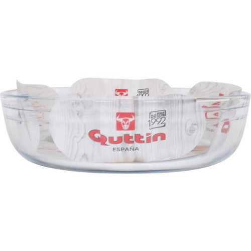 Oval Glass Dish 35x24cm Quttin