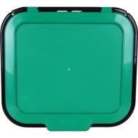 Coverline 44L Trash Bin Black Green Lid
