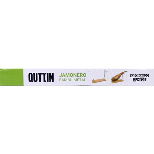 Bamboo Metal Ham Holder Quttin