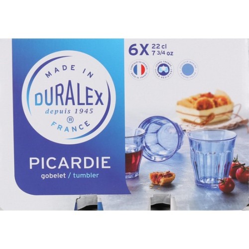Set 6 Vasos 22cl Marine Picardie
