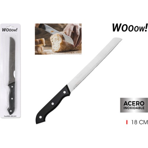 Cuchillo Pan 18cm Wooow