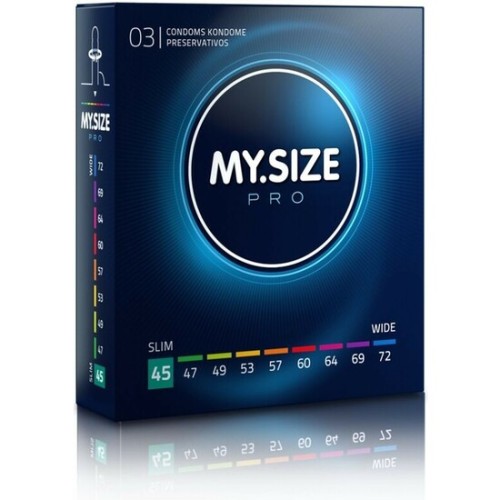 My Size Pro 45mm Condoms - 3 Units