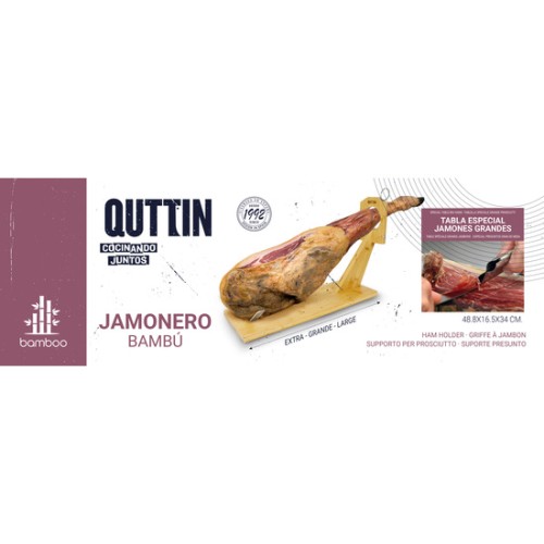 Soporte Jamonero de Bambú