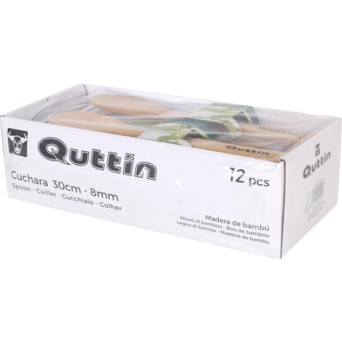 Quttin 30cm Bamboo Spoon - Eco-Friendly Kitchen Essential