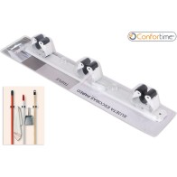 Sujeta Escobas Pared Triple Confortime