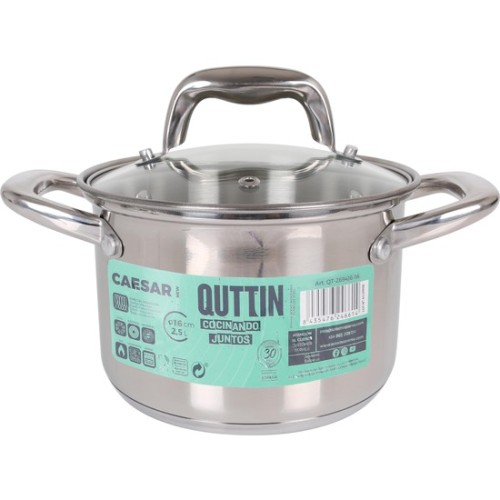New Caesar 16cm Induction Steel Pot - Perfect Cooking Companion